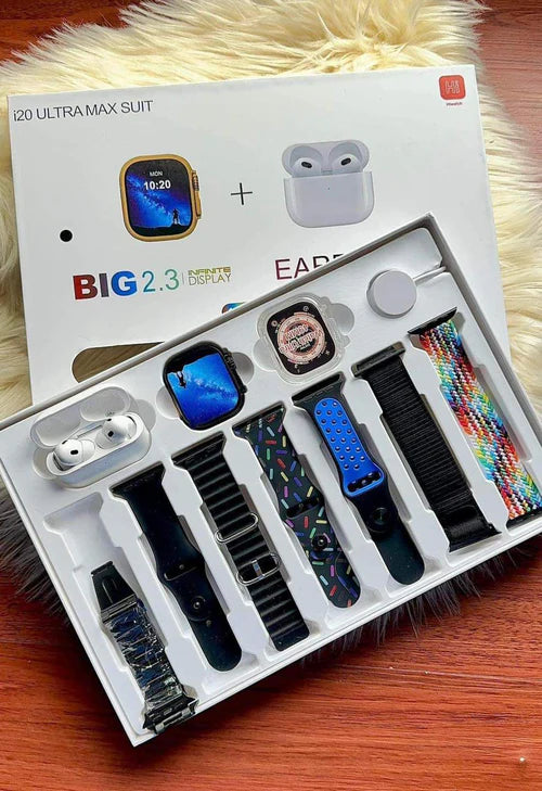 7 in 1 Ultra Watch with Airpods