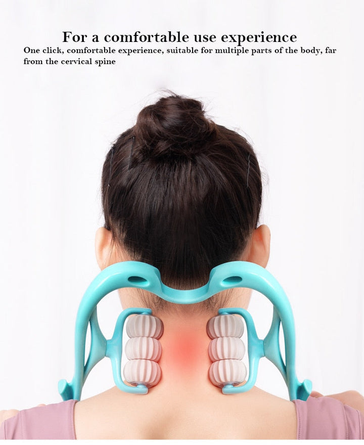 6-Wheel Neck Massager