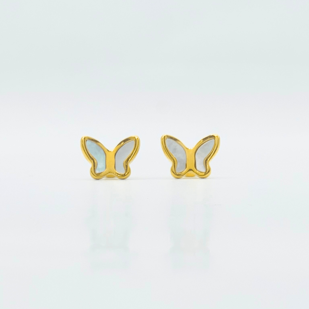 Butterfly 18K Gold Plated Earrings