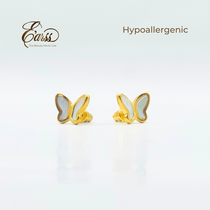 Butterfly 18K Gold Plated Earrings