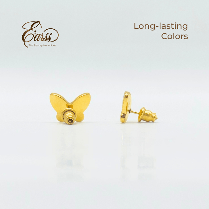 Butterfly 18K Gold Plated Earrings