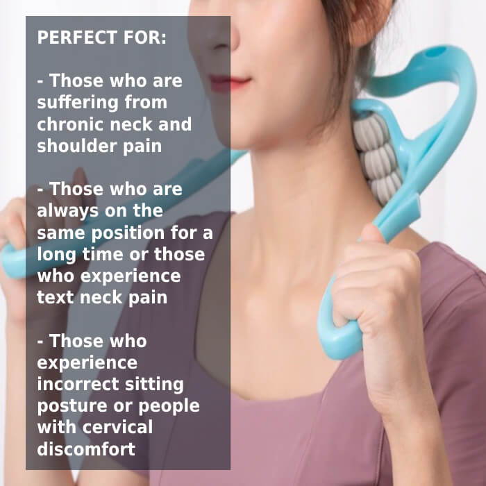 6-Wheel Neck Massager